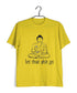 Sports Fitness Yoga Let It Go Custom Printed Graphic Design T-Shirt for Women
